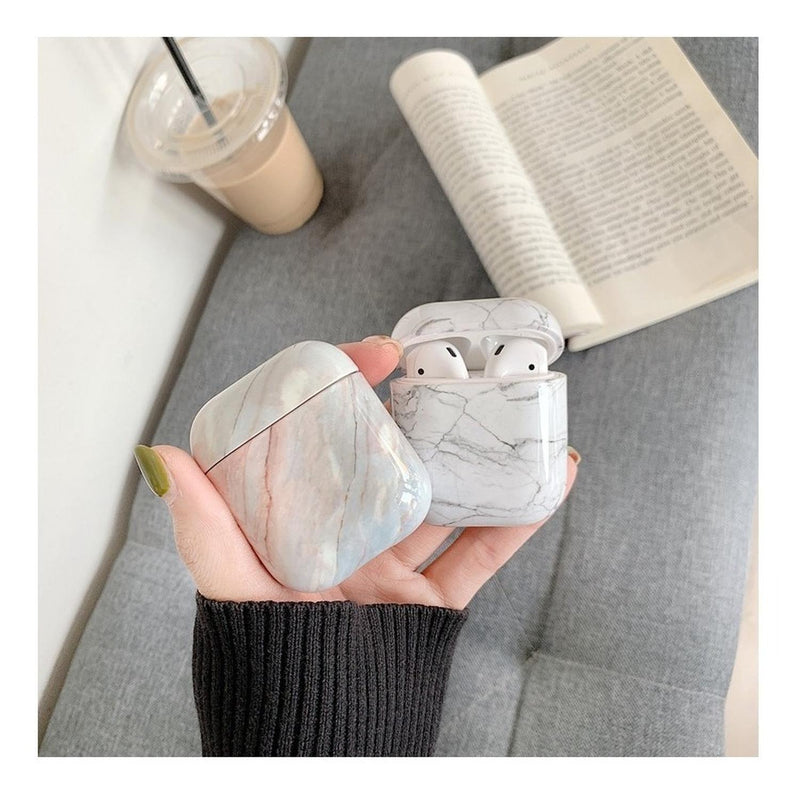 Funda para AirPods Rigida Marmol Mandala Case Mujer Hombre