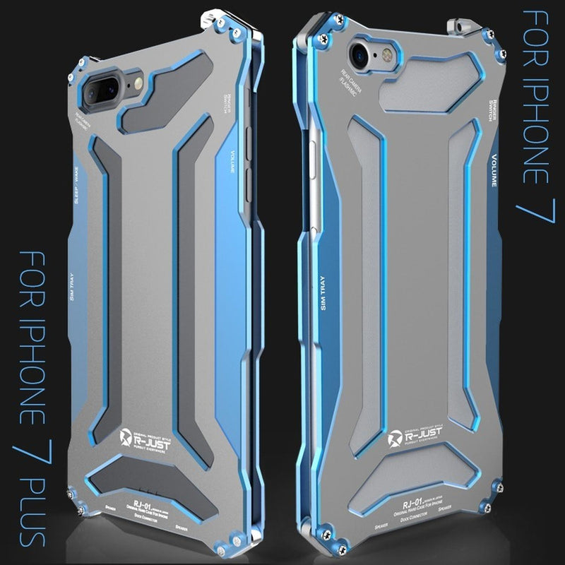 Funda Case Armadura De Aluminio iPhone 6 6s 7 8 Plus Rigido