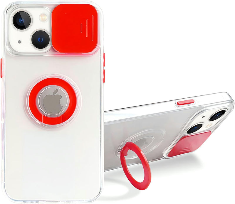 Funda Protectora Camara Anillo para iPhone 12 Pro Max + Mica