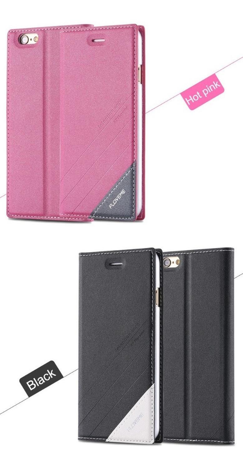 Funda Flip para iPhone Galaxy Cartera Hombre Mujer Billetera