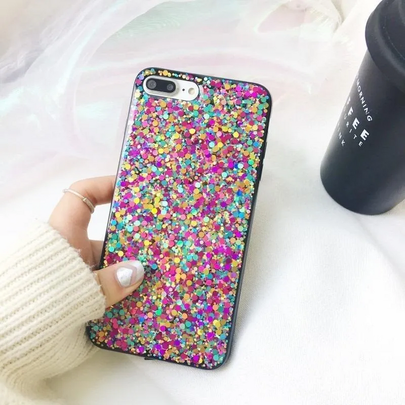 Funda Glitter para iPhone Brillo Diamantes Escarcha Diamante