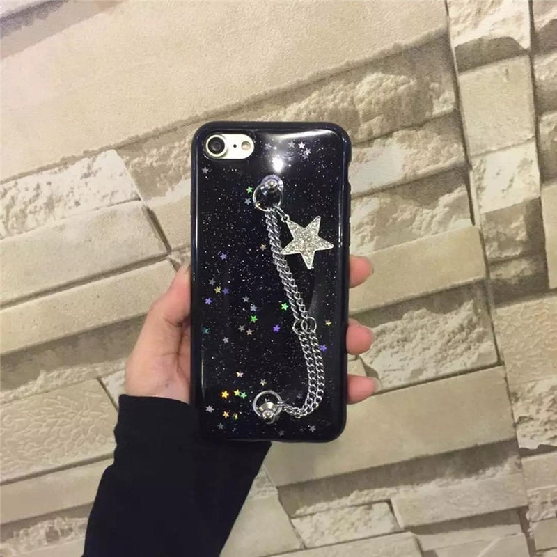 Funda Para iPhone Estrellas Cadena Espacio Universo Hombre