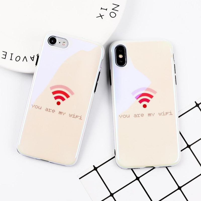 Funda Para iPhone You Are My Wifi Hombre Mujer Amor Novios