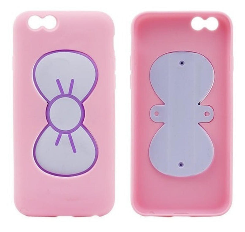 Funda iPhone Con Moño Pastel Dama Mujer Case Parado