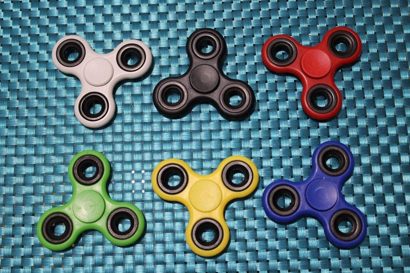 Lote 5 Fidget Spinner Hand Barato Juguete Balero Antiestres