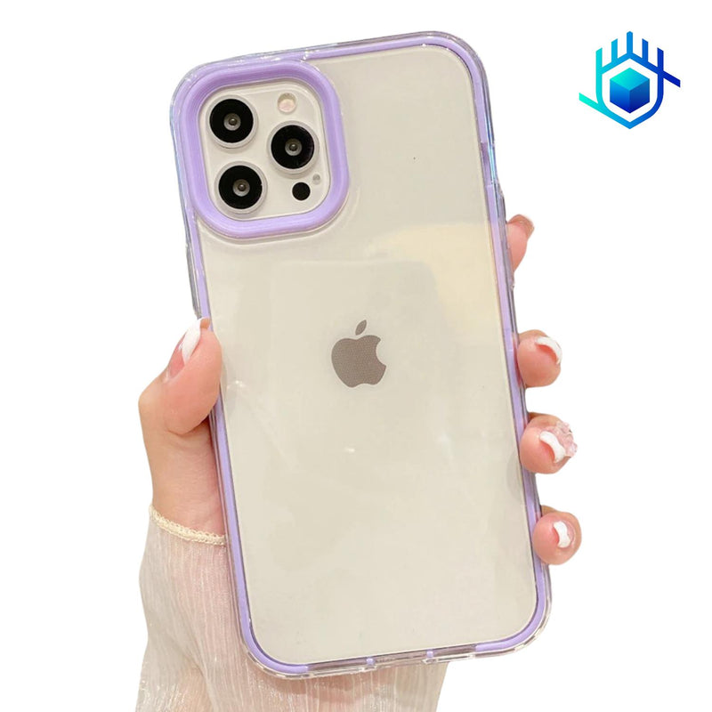 Funda Acrigel para iPhone+ Mica Uso Rudo Mujer Hombre Rigida