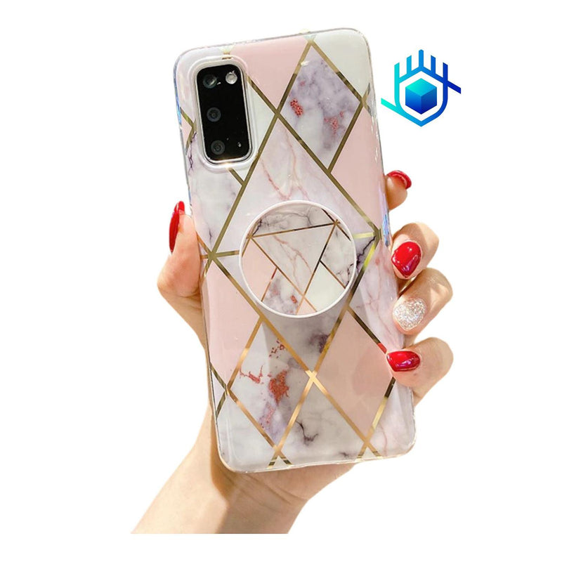 Funda Para iPhone Marmol + Mica Mujer Case Ligera Protector