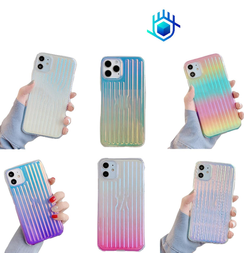 Funda Premium Tornasol para iPhone 14 Plus +Mica Case Gruesa