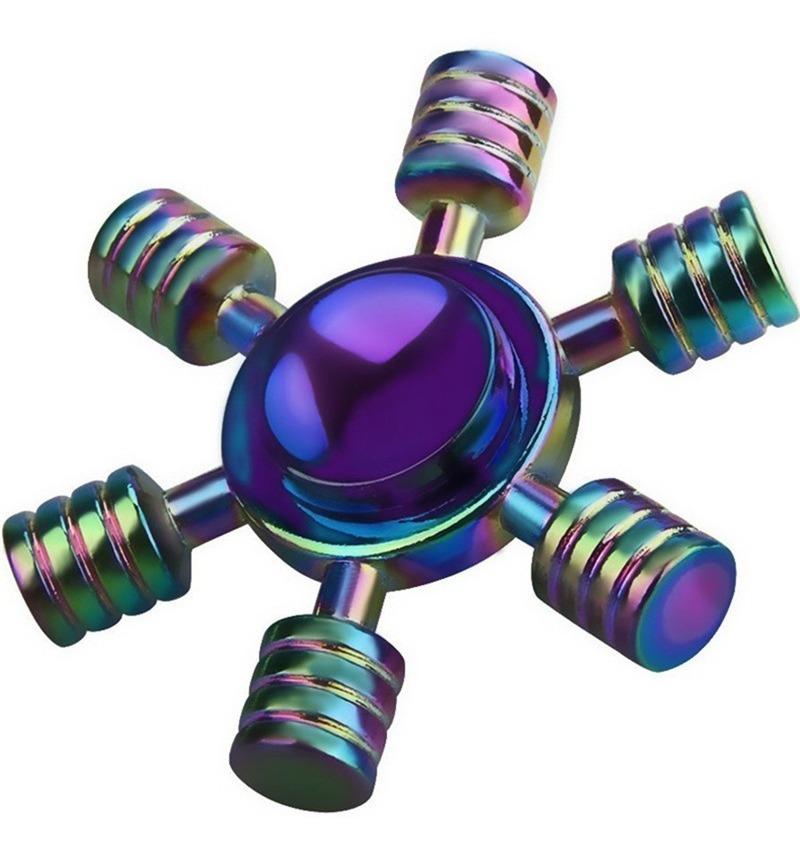 Spinner Tornasol Juguete Antiestres Niño Fidget Toy Variedad