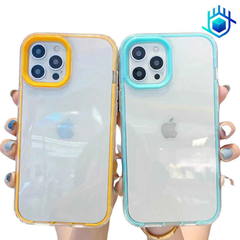 Funda Acrigel para iPhone+ Mica Uso Rudo Mujer Hombre Rigida