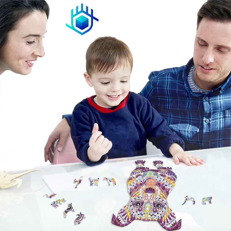 Rompecabezas 3D Madera Grande A3 Animales Niños Regalo Juego