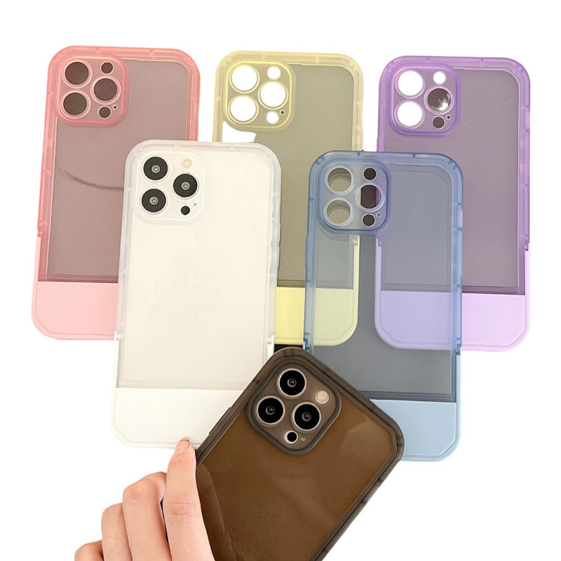 Funda Resistente Soporte para iPhone 13 + Mica Protectora