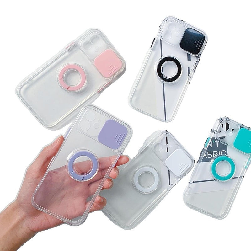 Funda Protectora Camara con Anillo para iPhone X / XS + Mica