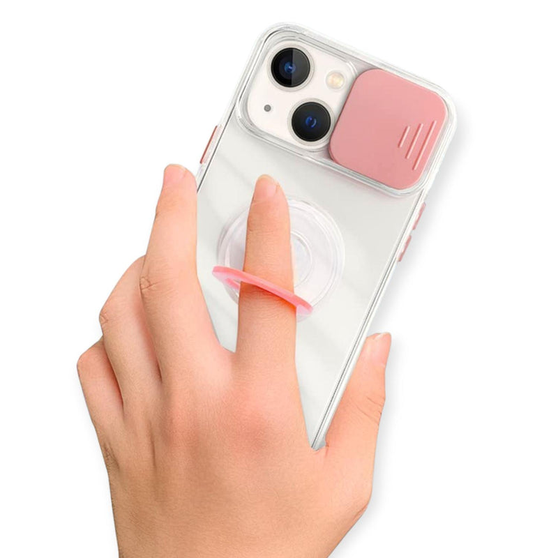 Funda Protector Camara con Anillo para iPhone 12 Mini + Mica