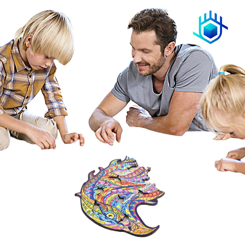 Rompecabezas 3D Madera Grande A3 Animales Niños Regalo Juego