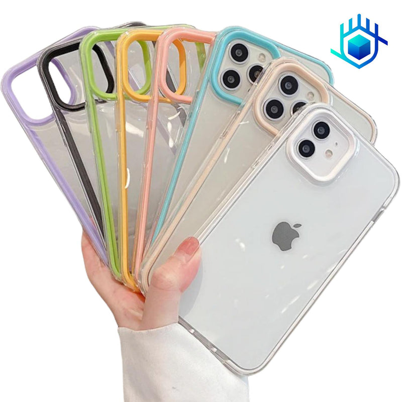 Funda Acrigel para iPhone+ Mica Uso Rudo Mujer Hombre Rigida