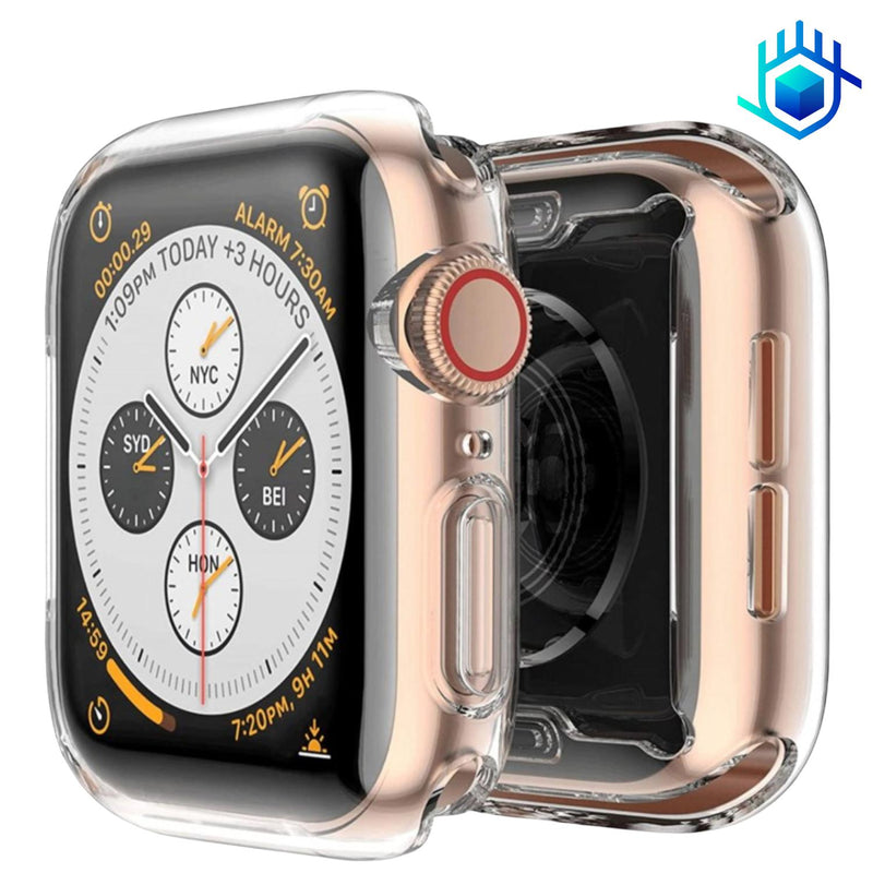 Funda Brillante con Mica para Apple Watch Case Hombre Mujer