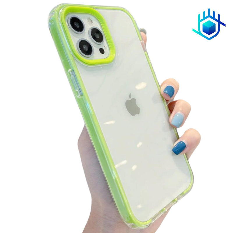 Funda Acrigel para iPhone+ Mica Uso Rudo Mujer Hombre Rigida