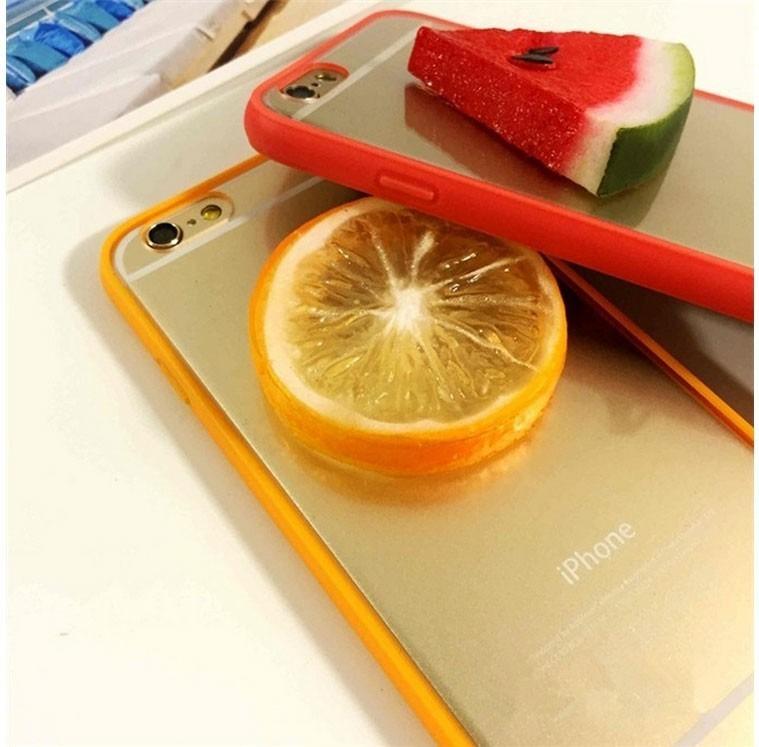 Funda Bumper Con Fruta iPhone 5 5s Se 6 6s Plus Lima