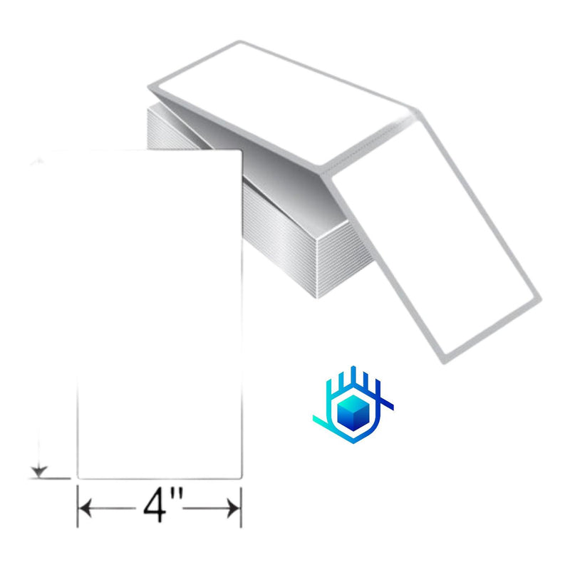 500 Etiquetas Para Guias 4x8 Fanfold Abanico Termica Directa