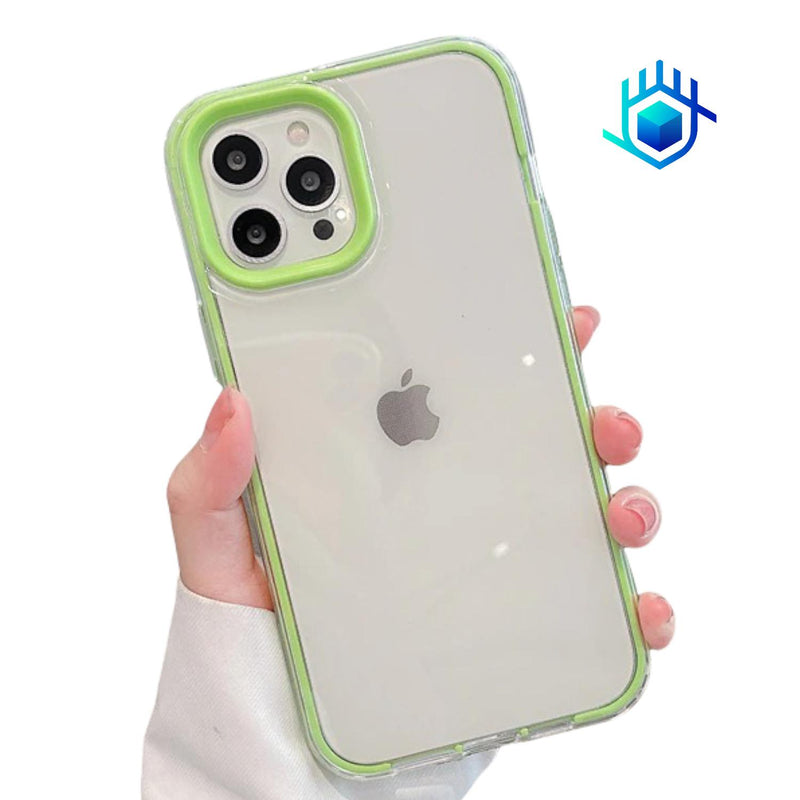 Funda Acrigel para iPhone+ Mica Uso Rudo Mujer Hombre Rigida