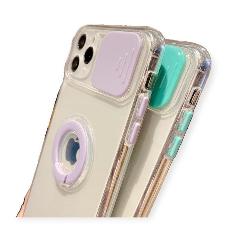 Funda Protectora Camara Anillo para iPhone 8 / 7 Plus + Mica