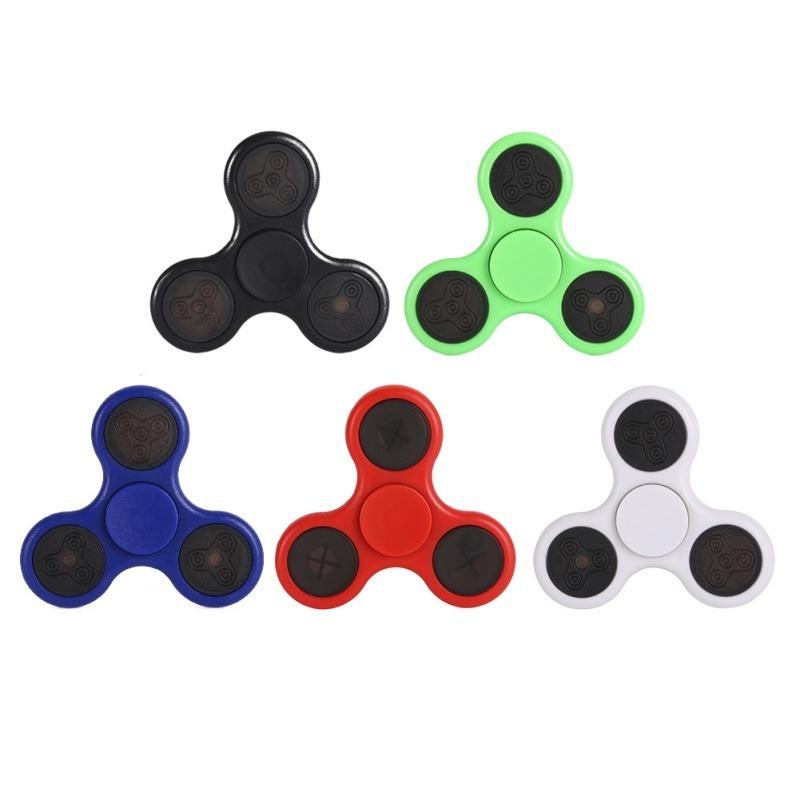 Fidget Spinner Forma Figuras Luz Led Alta Calidad Luces Niño