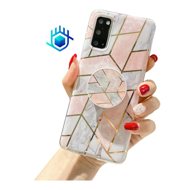 Funda Para iPhone Marmol + Mica Mujer Case Ligera Protector