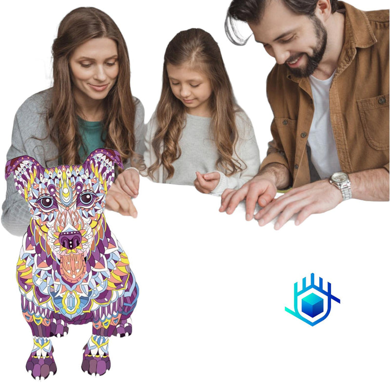 Rompecabezas 3D Madera Grande A3 Animales Niños Regalo Juego