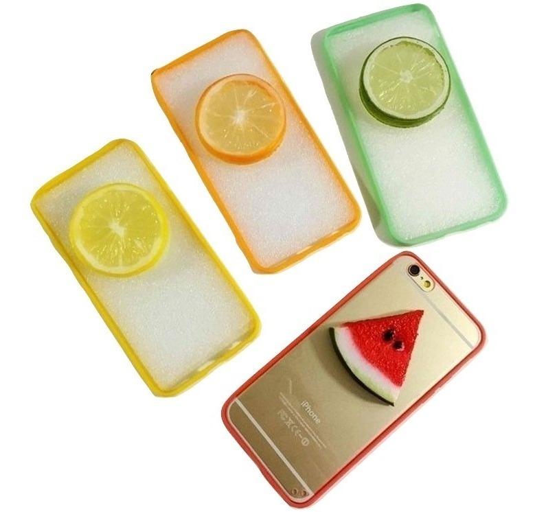 Funda Bumper Con Fruta iPhone 5 5s Se 6 6s Plus Lima