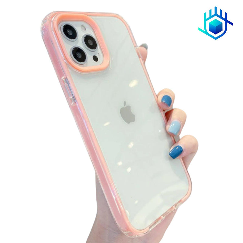 Funda Acrigel para iPhone+ Mica Uso Rudo Mujer Hombre Rigida