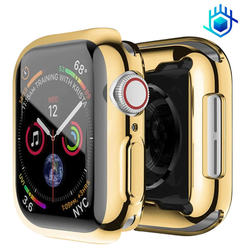 Funda Brillante con Mica para Apple Watch Case Hombre Mujer