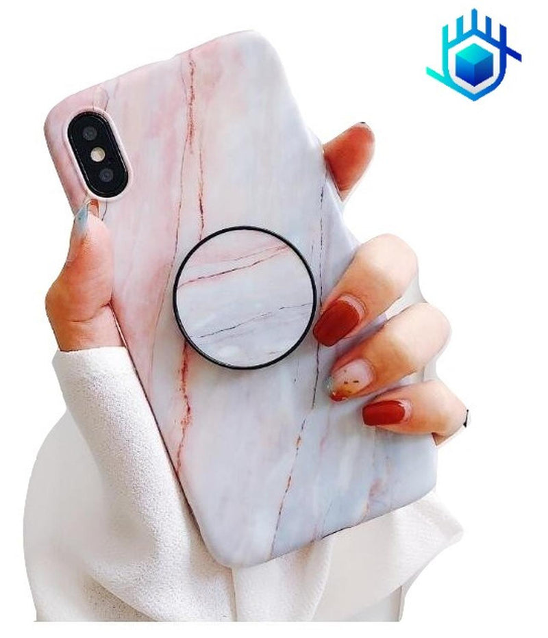 Funda Premium Marmol para iPhone 14 Pro Max + Mica + Soporte