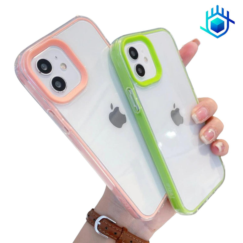 Funda Acrigel para iPhone+ Mica Uso Rudo Mujer Hombre Rigida