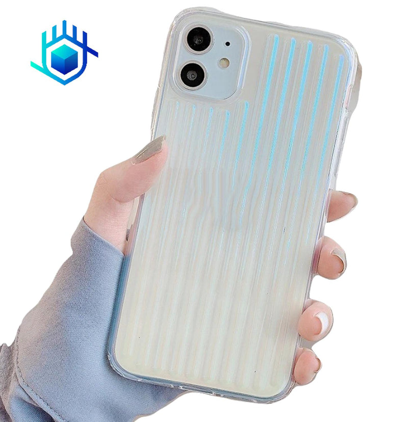 Funda Premium Tornasol para iPhone 14 Plus +Mica Case Gruesa