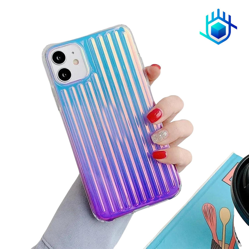 Funda Premium Tornasol para iPhone 14 Pro +Mica Case Gruesa