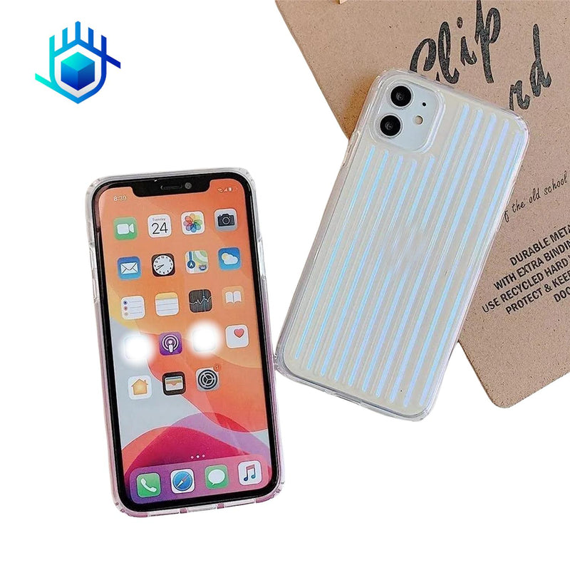 Funda Premium Tornasol para iPhone 14 Plus +Mica Case Gruesa