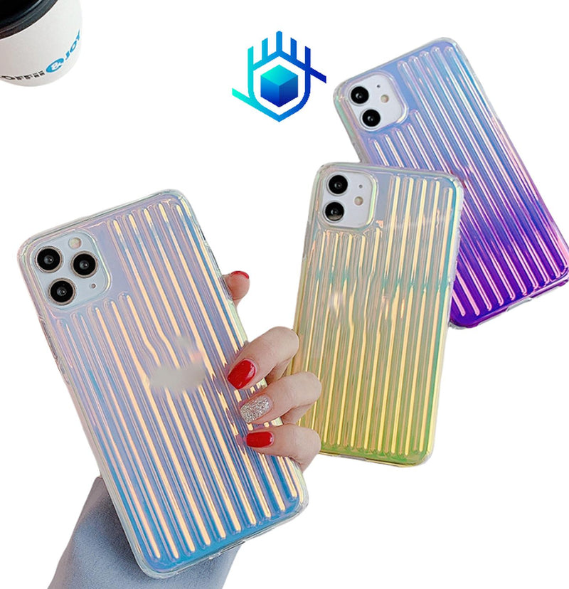 Funda Premium Tornasol para iPhone 14 + Mica Hombre Mujer