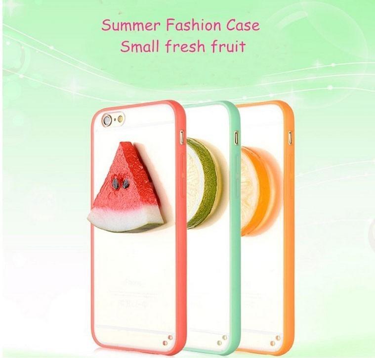 Funda Bumper Con Fruta iPhone 5 5s Se 6 6s Plus Lima