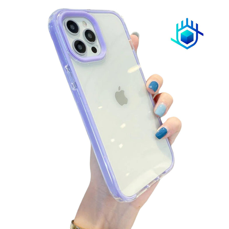 Funda Acrigel para iPhone+ Mica Uso Rudo Mujer Hombre Rigida