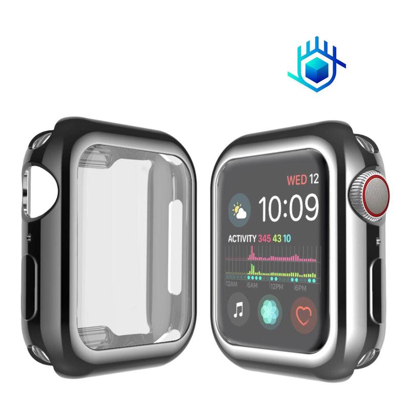 Funda Brillante con Mica para Apple Watch Case Hombre Mujer