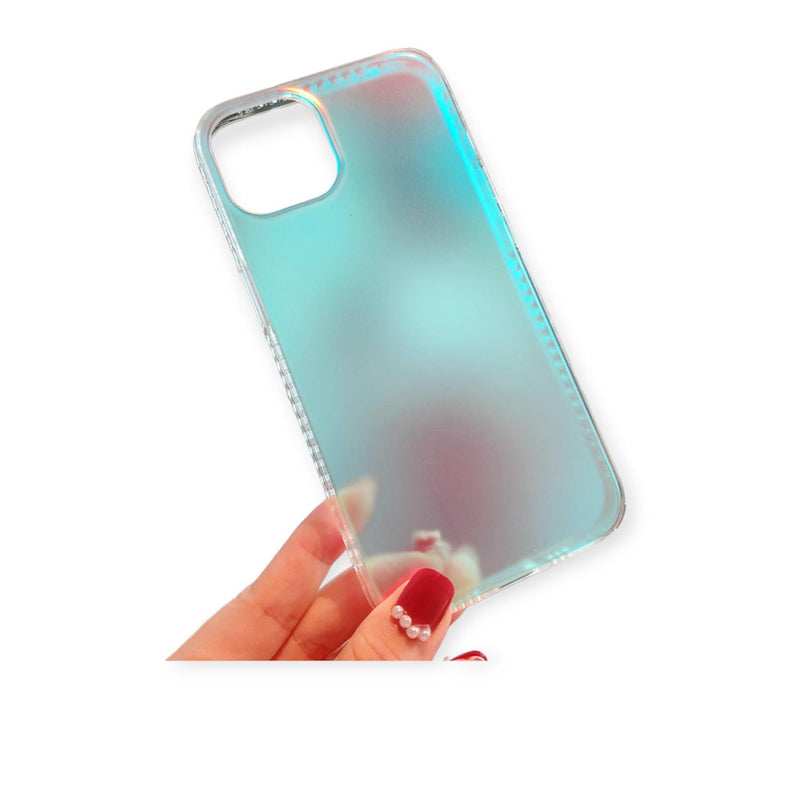 Funda Galaxia Reforzada para iPhone + Mica Protector Fuerte