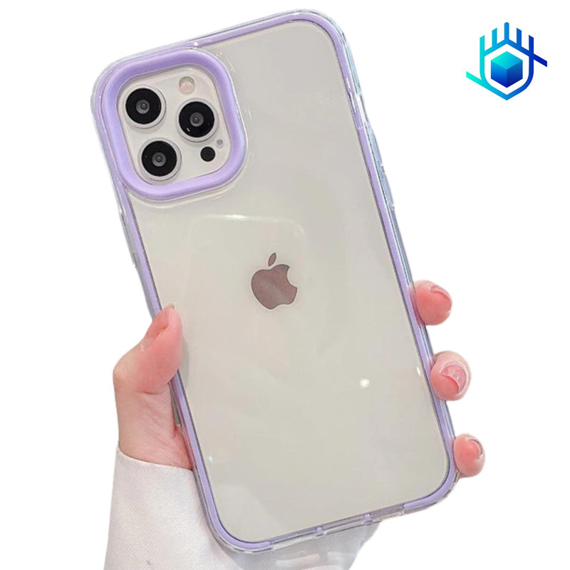 Funda Acrigel para iPhone+ Mica Uso Rudo Mujer Hombre Rigida