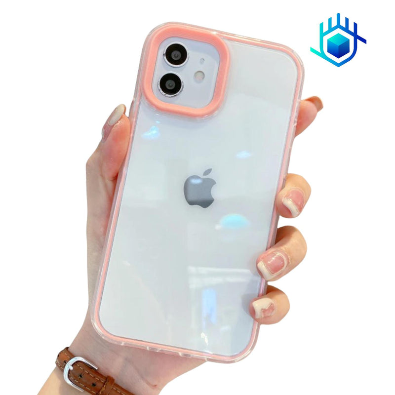 Funda Acrigel para iPhone+ Mica Uso Rudo Mujer Hombre Rigida