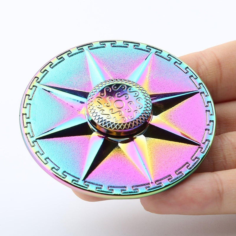 Spinner Tornasol Juguete Antiestres Niño Fidget Toy Variedad