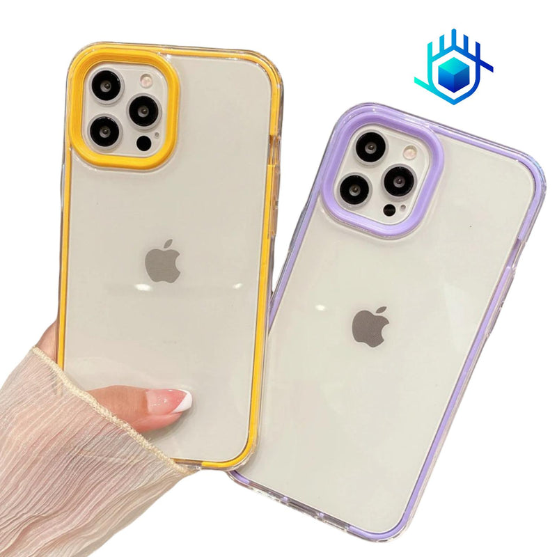 Funda Acrigel para iPhone+ Mica Uso Rudo Mujer Hombre Rigida