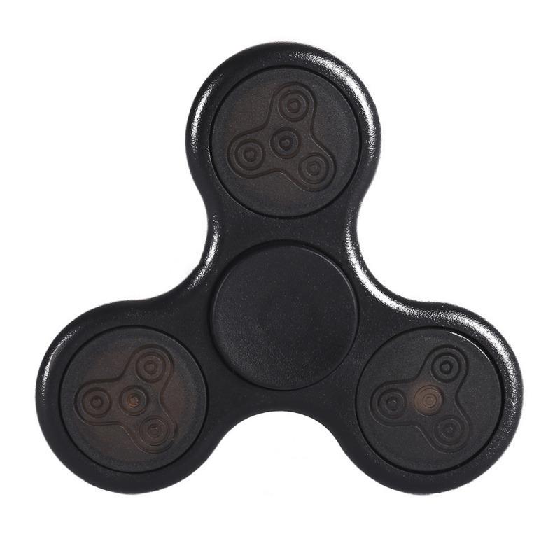 Fidget Spinner Forma Figuras Luz Led Alta Calidad Luces Niño