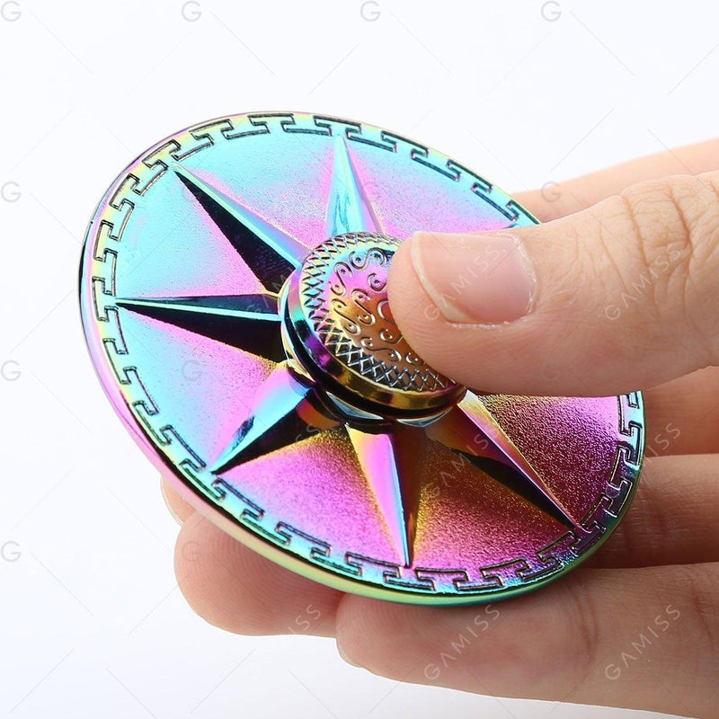 Spinner Tornasol Juguete Antiestres Niño Fidget Toy Variedad