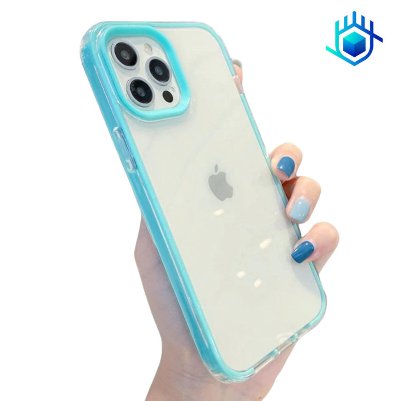 Funda Acrigel para iPhone+ Mica Uso Rudo Mujer Hombre Rigida