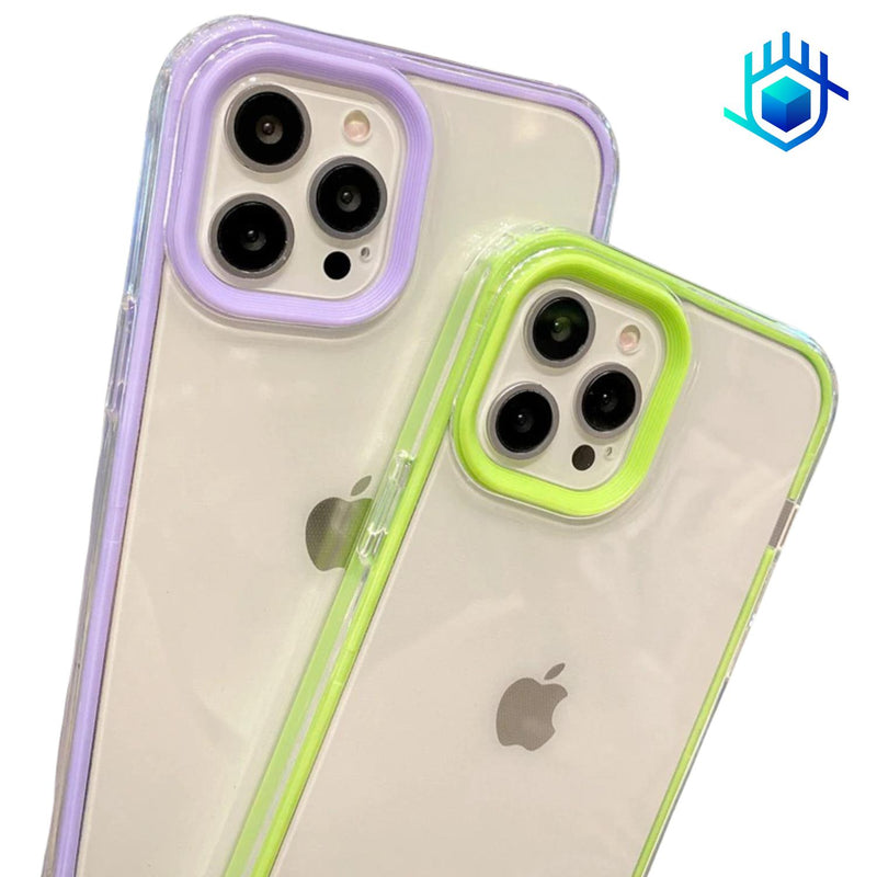 Funda Acrigel para iPhone+ Mica Uso Rudo Mujer Hombre Rigida